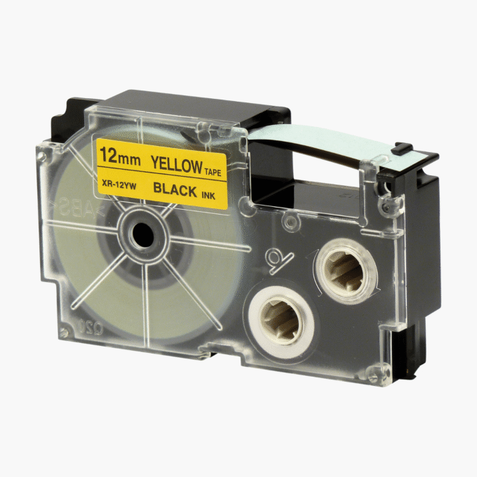 Cartouche Cassette à Ruban - 12mm - XR-12YW