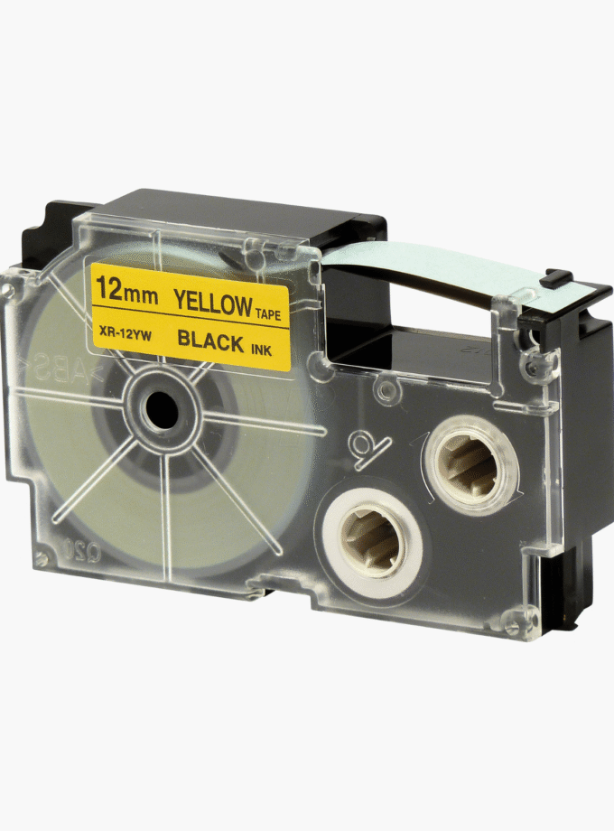 Cartouche Cassette à Ruban - 12mm - XR-12YW