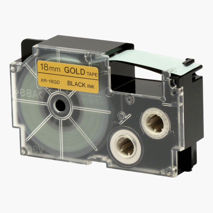 Cartouche Cassette à Ruban - 18mm - XR-18GD