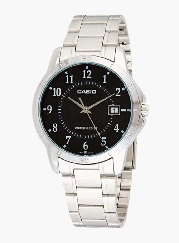 Montre Pour Homme Casio - Bracelet En Acier Inoxydable - Mtp-V004D-1Budf - Garantie 1 An