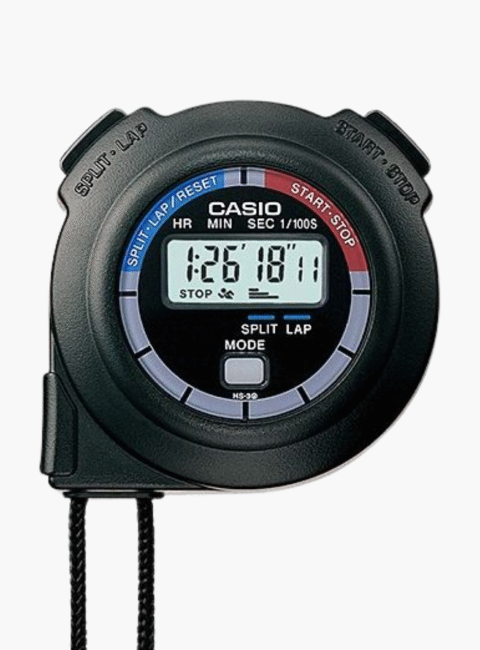 Casio Hs-3V-1Brdt Chronomètres Unisexe - Noir