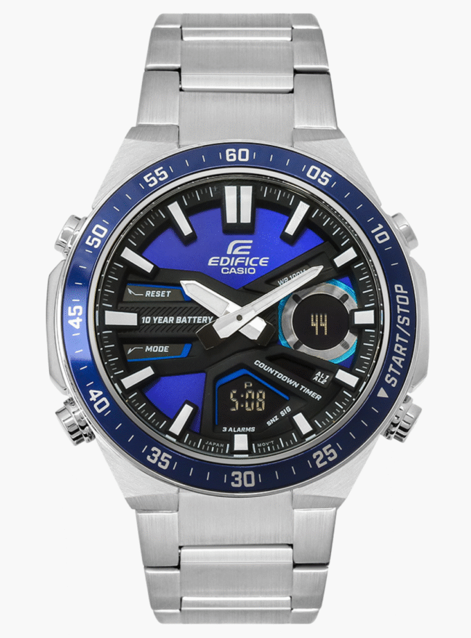 Montre Homme Casio Edifice - EFV-C110D-2AVDF - Bracelet en acier inoxydable - Résistant à l'eau