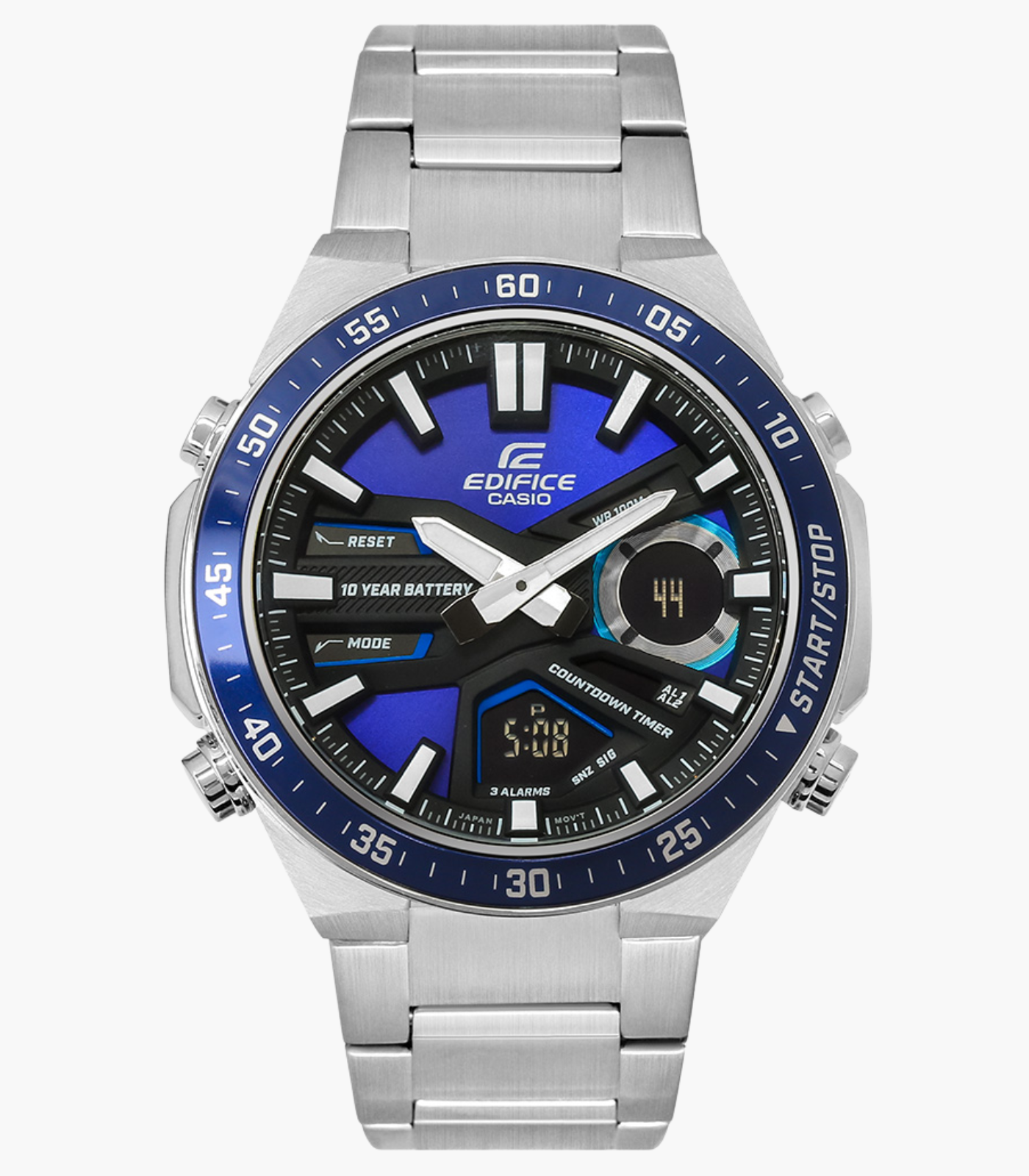 Montre Homme Casio Edifice - EFV-C110D-2AVDF - Bracelet en acier inoxydable - Résistant à l'eau
