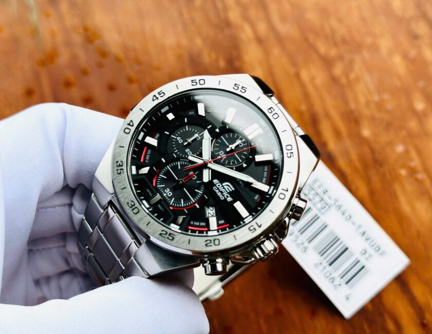 montre homme casio edifice efr 564d 1avudf bracelet en acier inoxydable chronographe résistant à l'eau