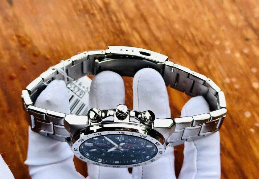 montre homme casio edifice efr 564d 1avudf bracelet en acier inoxydable chronographe résistant à l'eau