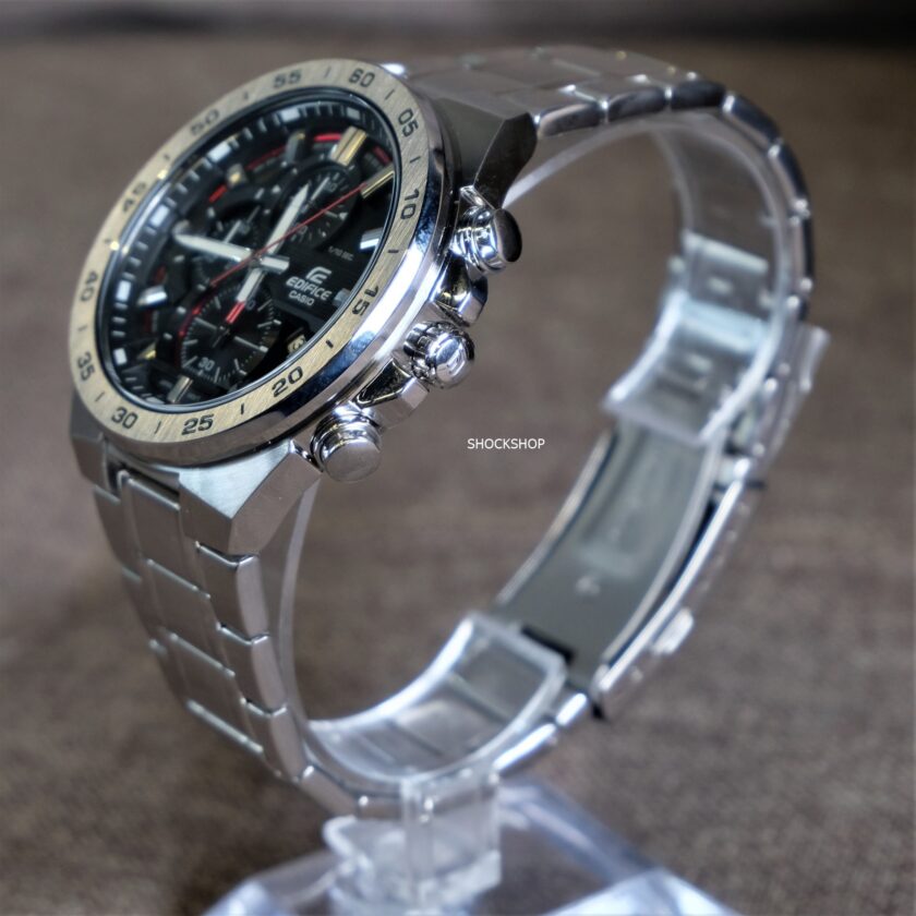 montre homme casio edifice efr 564d 1avudf bracelet en acier inoxydable chronographe résistant à l'eau