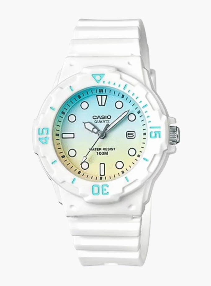 Montre Jeunesse Casio - LRW-200H-2E2VDR - Bracelet en Résine blanc - Résistant à l'eau