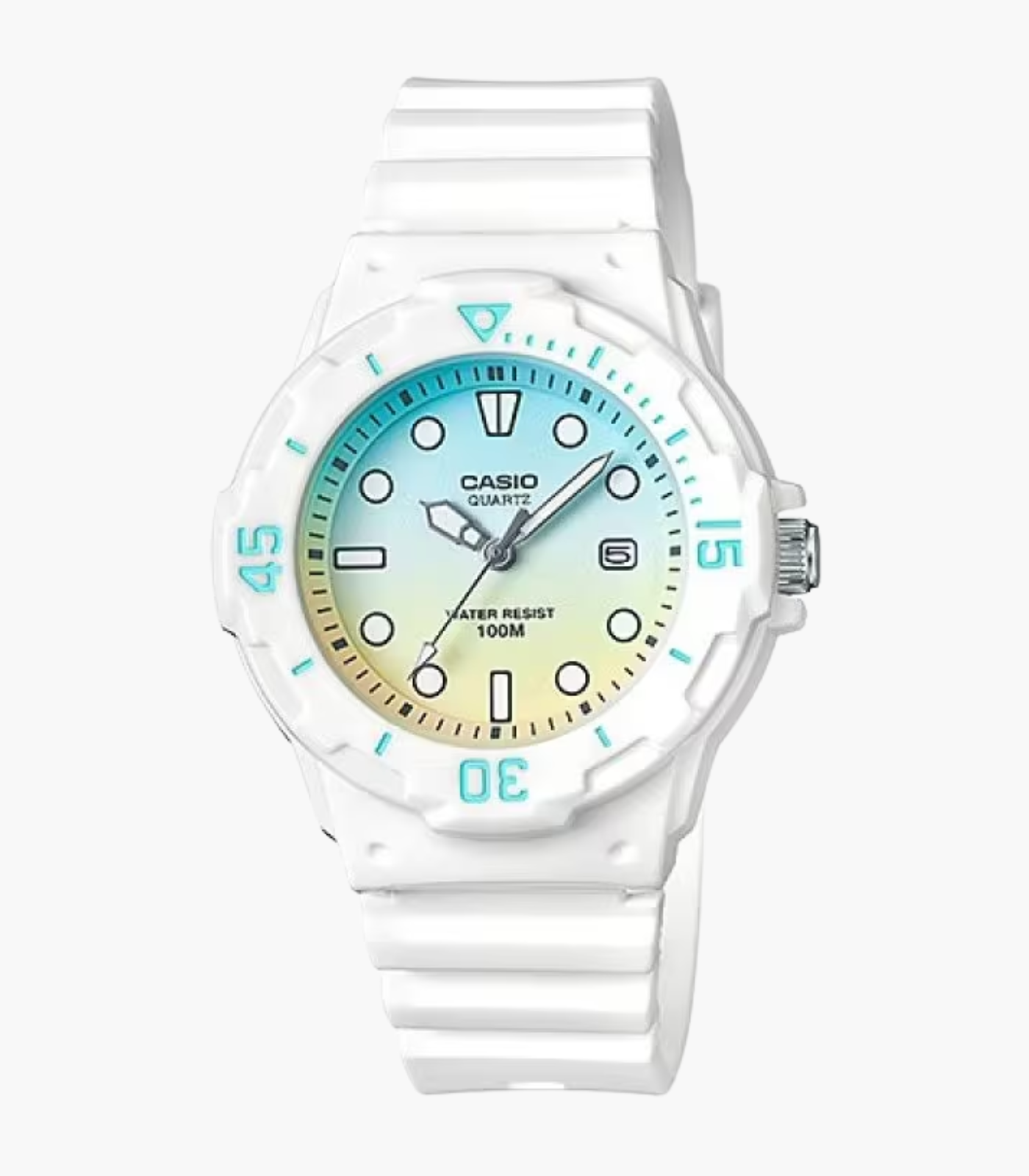 Montre Jeunesse Casio - LRW-200H-2E2VDR - Bracelet en Résine blanc - Résistant à l'eau
