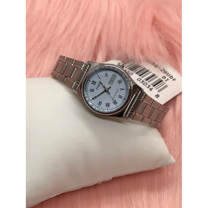 Montre Femme Casio - LTP-V006D-2BUDF - Bracelet en acier inoxydable - Résistant à l'eau