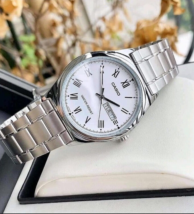 Montre Homme Casio - MTP-V006D-7BUDF - Bracelet en acier Inoxydable - Résistant à l'eau