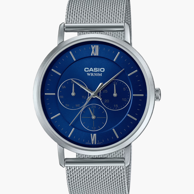 Montre Homme Casio - MTP-B300M-2AVDF - Bracelet en acier inoxydable - Résistant à l'eau