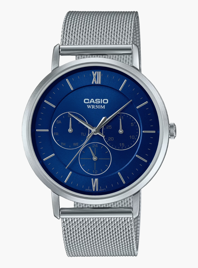Montre Homme Casio - MTP-B300M-2AVDF - Bracelet en acier inoxydable - Résistant à l'eau