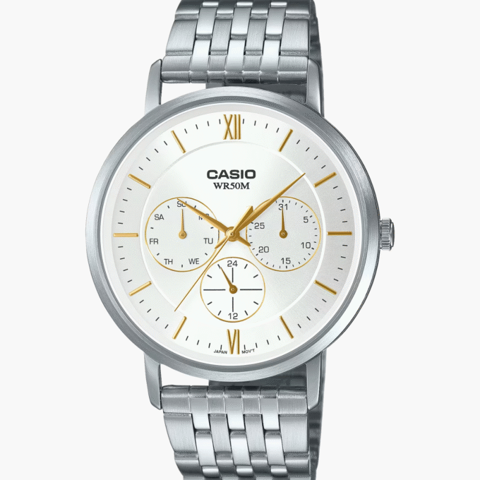 Montre Homme Casio - MTP-B300D-7AVDF - Bracelet en acier inoxydable - Résistant à l'eau