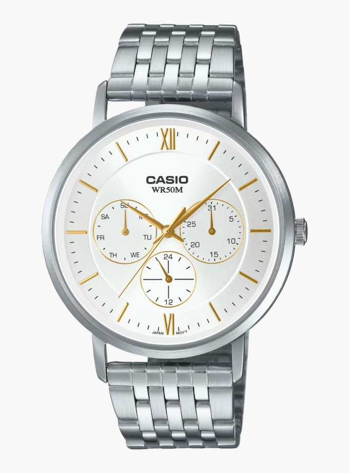Montre Homme Casio - MTP-B300D-7AVDF - Bracelet en acier inoxydable - Résistant à l'eau