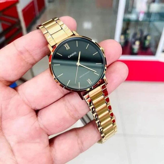 aiwatch_LTP-VT01G-1BUDF - Montre Femme Casio - LTP-VT01G-1BUDF - Bracelet en acier inoxydable or - Affichage analogique - Résistant à l'eau