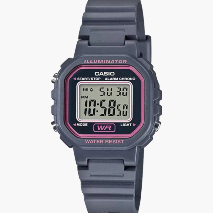 Montres Enfant Casio - LA-20WH-8ADF - Bracelet en résine noir - Résistant à l'eau