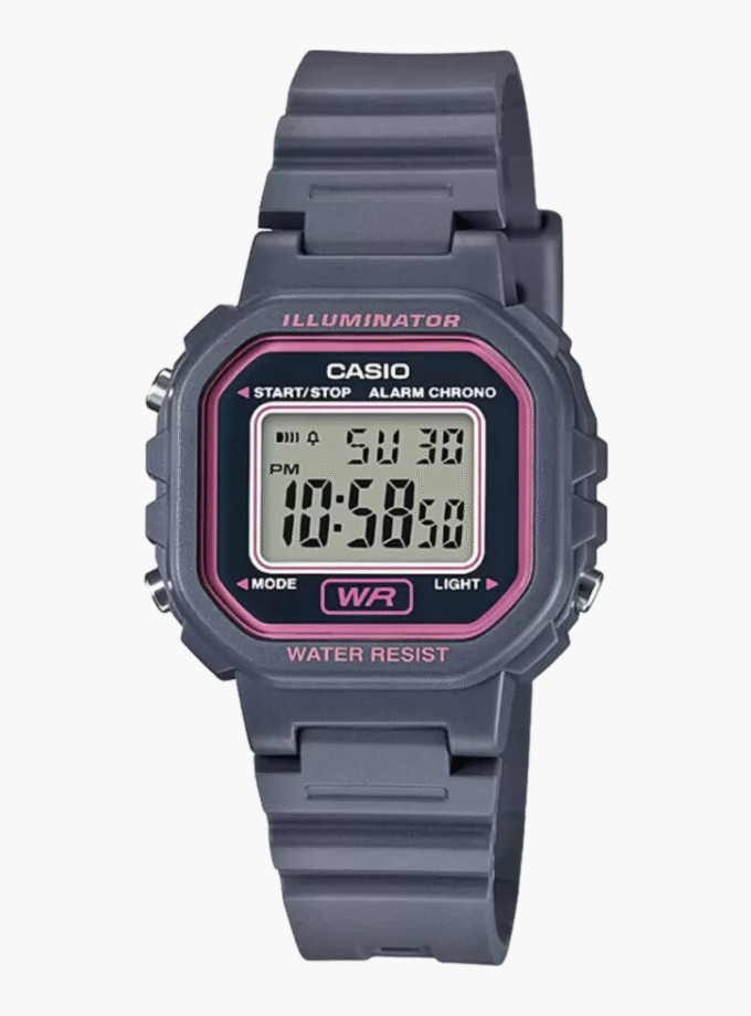 Montres Enfant Casio - LA-20WH-8ADF - Bracelet en résine noir - Résistant à l'eau