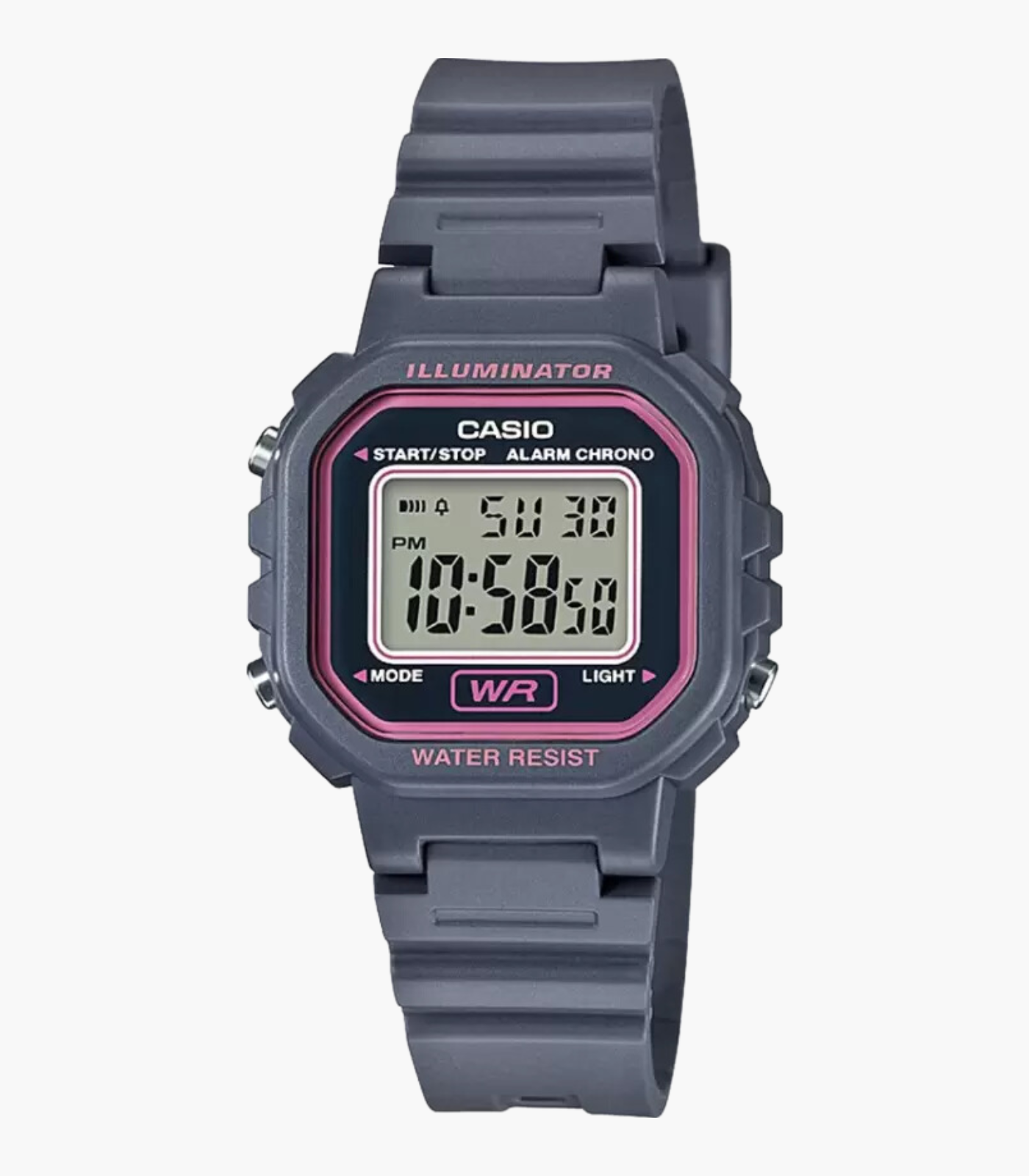 Montres Enfant Casio - LA-20WH-8ADF - Bracelet en résine noir - Résistant à l'eau