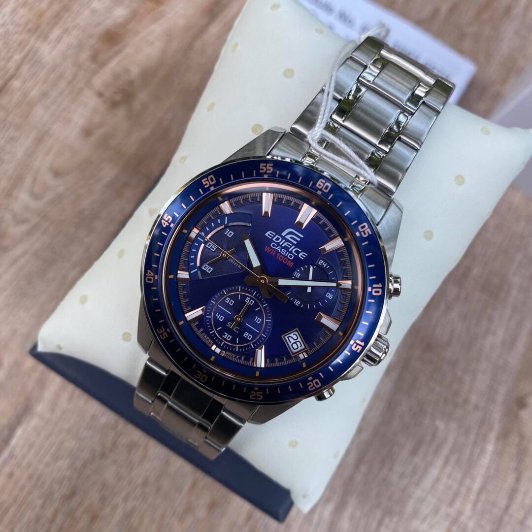 aiwatch_EFV-540D-2AVUDF - Montre Homme Casio Edifice - EFV-540D-2AVUDF - Bracelet en acier inoxydable - Chronographe - Affichage analogique - Résistant à l'eau