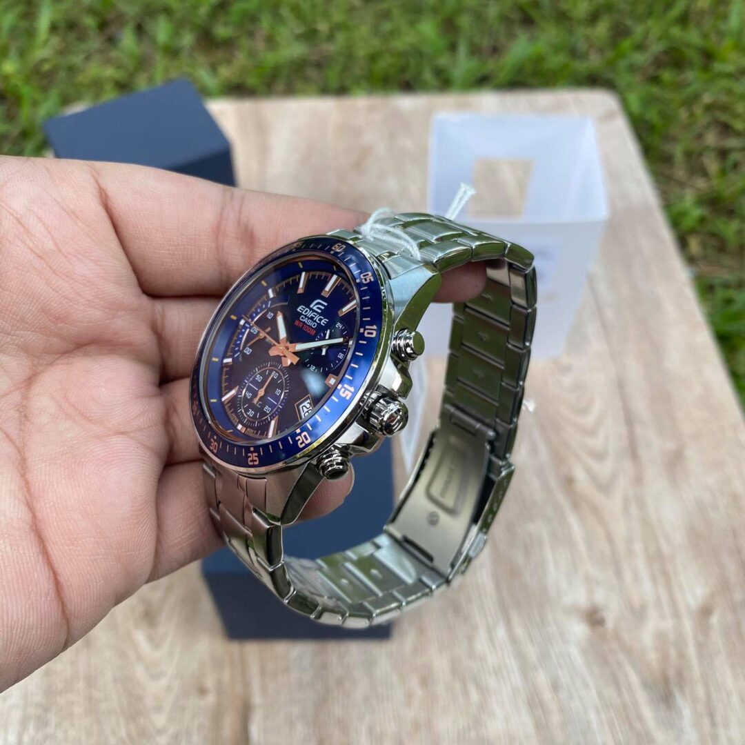 aiwatch_EFV-540D-2AVUDF - Montre Homme Casio Edifice - EFV-540D-2AVUDF - Bracelet en acier inoxydable - Chronographe - Affichage analogique - Résistant à l'eau