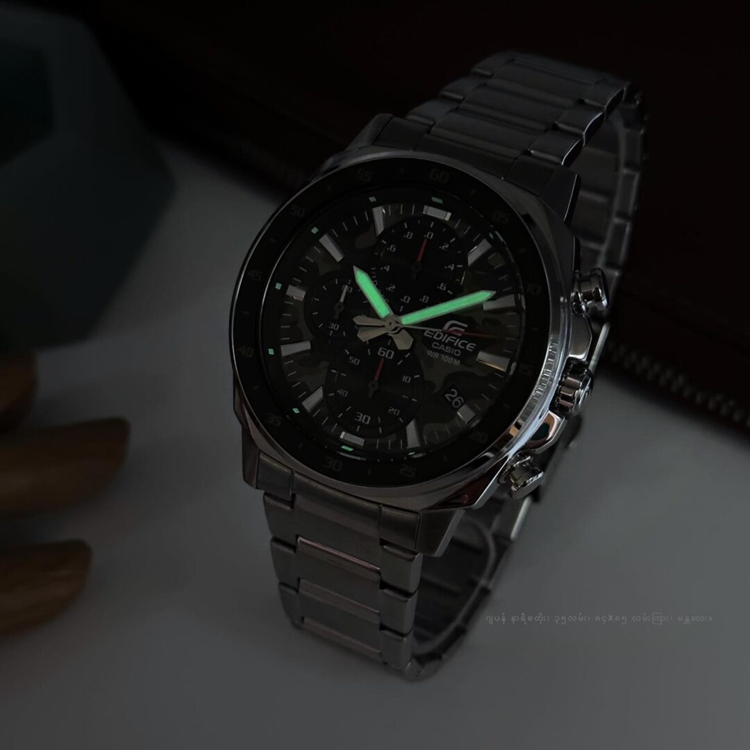 aiwatch_EFV-600D-3CVUDF - Montre Homme Casio Edifice - EFV-600D-3CVUDF - Bracelet en acier inoxydable - Chronographe - Affichage analogique - Résistant à l'eau