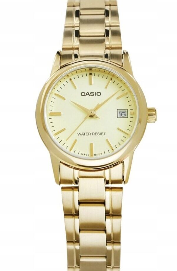 aiwatch_LTP-V002G-9AUDF - Montre Femme Casio - LTP-V002G-9AUDF - Bracelet en acier inoxydable Or - Affichage analogique - Résistant à l'eau