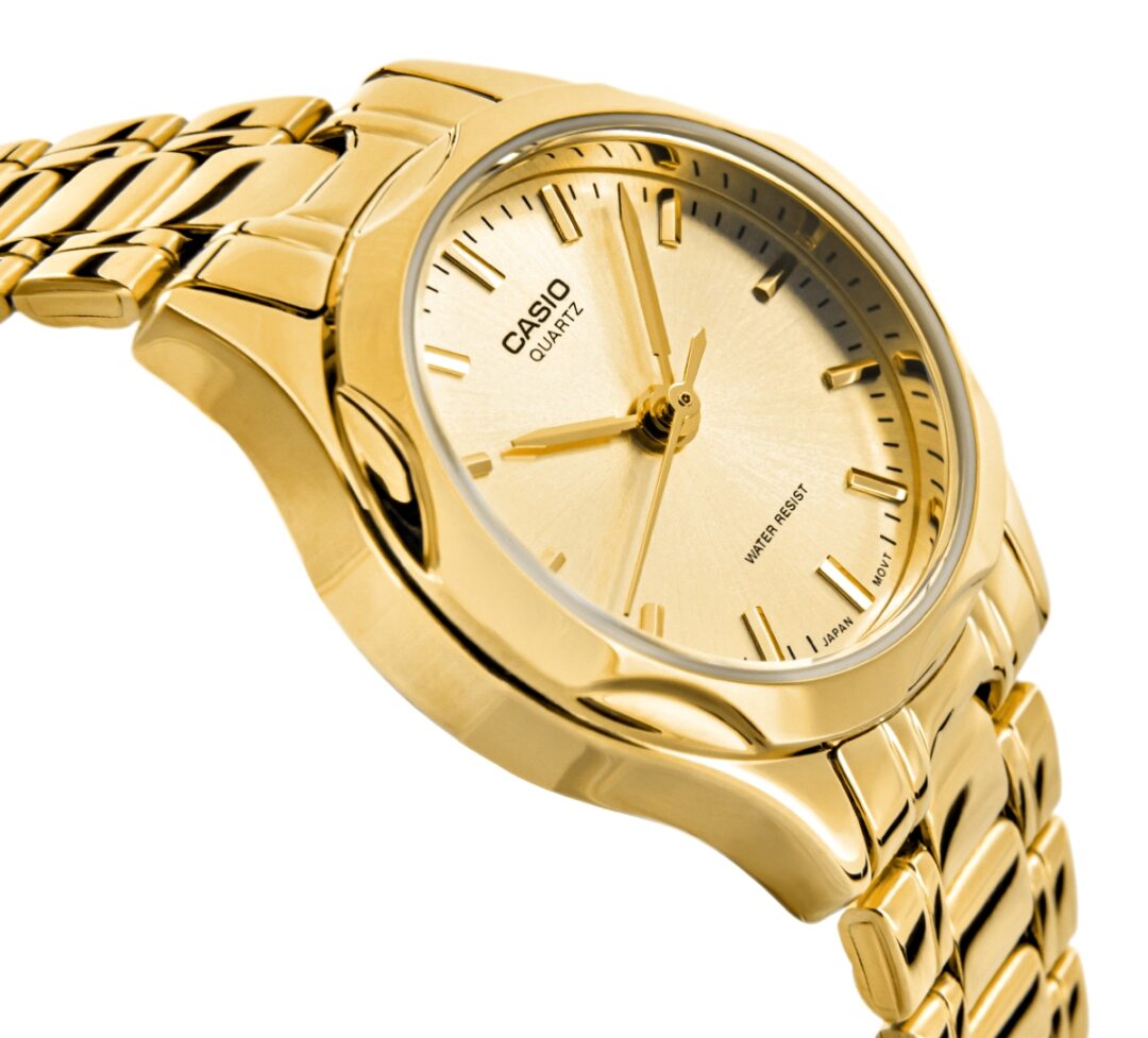 aiwatch_LTP-1275G-9ADF - Montre Femme Casio - LTP-1275G-9ADF - Bracelet en acier inoxydable - Affichage analogique - Résistant à l'eau