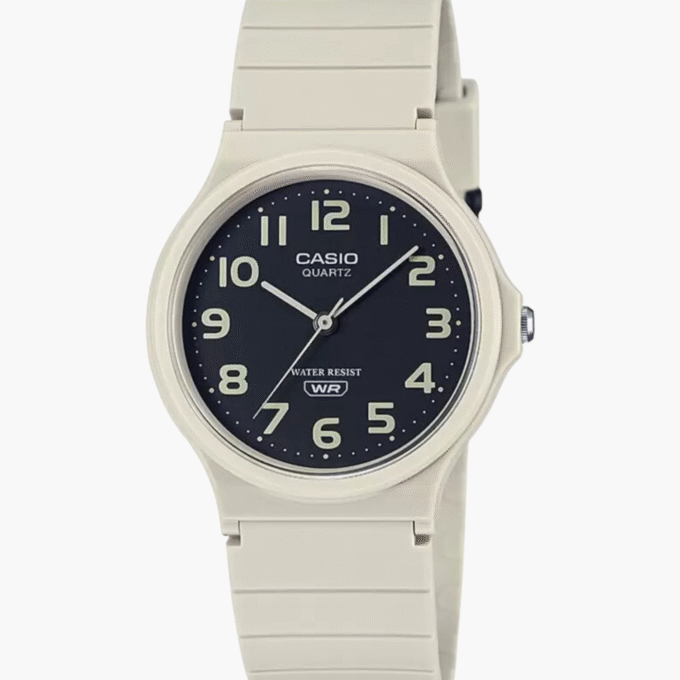 Montre Jeunesse Casio - MQ-24UC-8BDF - Bracelet en résine blanc - Affichage analogique - Résistant à l'eau