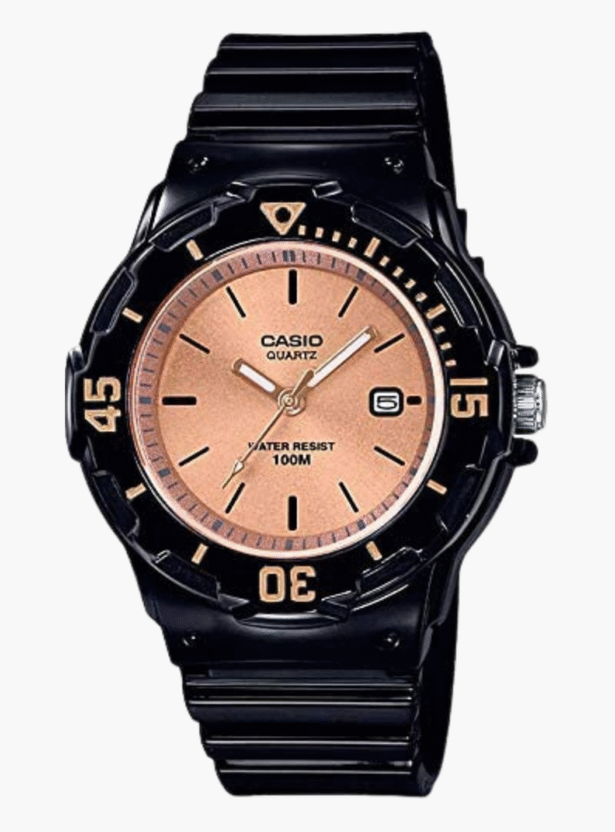 Montre Jeunesse Casio - LRW-200H-9E2VDF - Bracelet en Résine noir - Affichage analogique - Résistant à l'eau