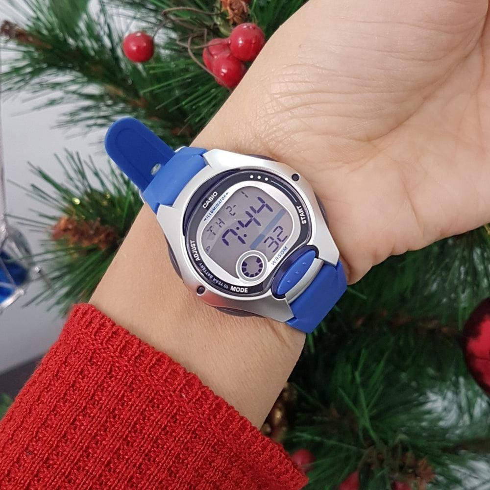 Montre Jeunesse Casio - LW-200-2AVDF - Bracelet en Résine bleu - Affichage numérique - Résistance à l'eau – Image 3