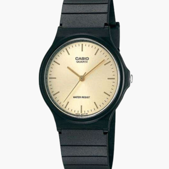 Montre Jeunesse Casio - MQ-24-9ELDF - Bracelet en Résine noir - Affichage analogique - Résistant à l'eau