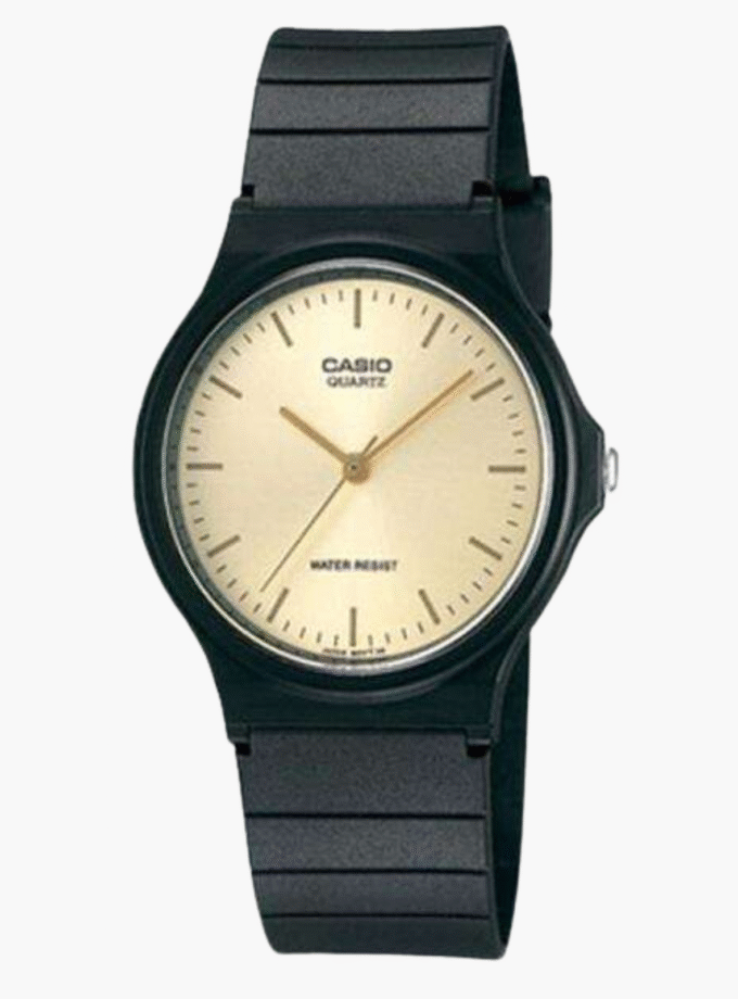 Montre Jeunesse Casio - MQ-24-9ELDF - Bracelet en Résine noir - Affichage analogique - Résistant à l'eau