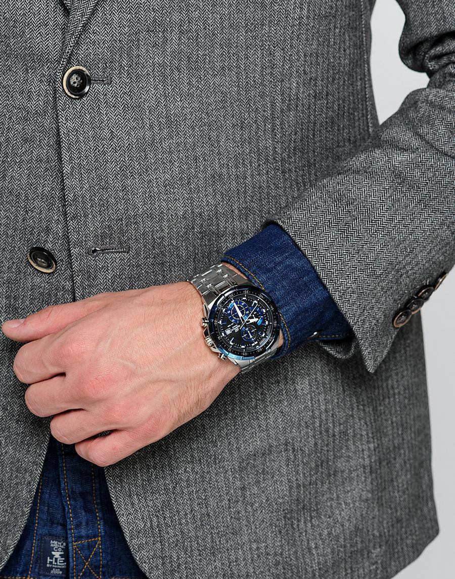 Montre Homme Casio Edifice - EFR-539D-1A2VUDF - Bracelet en acier inoxydable - Chronographe - Affichage analogique - Résistant à l'eau – Image 2