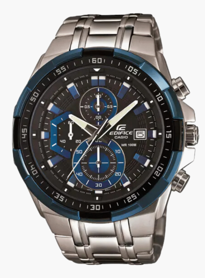 Montre Homme Casio Edifice - EFR-539D-1A2VUDF - Bracelet en acier inoxydable - Chronographe - Affichage analogique - Résistant à l'eau