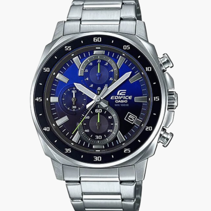 Montre Homme Casio Edifice - EFV-600D-2AVUDF - Bracelet en acier inoxydable - Chronographe - Affichage analogique - Résistant à l'eau