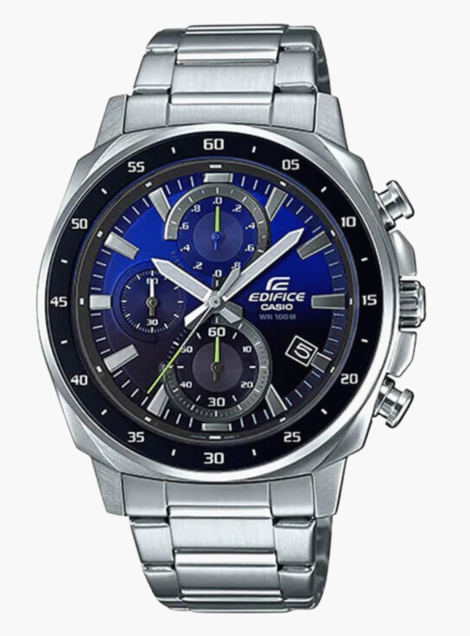Montre Homme Casio Edifice - EFV-600D-2AVUDF - Bracelet en acier inoxydable - Chronographe - Affichage analogique - Résistant à l'eau