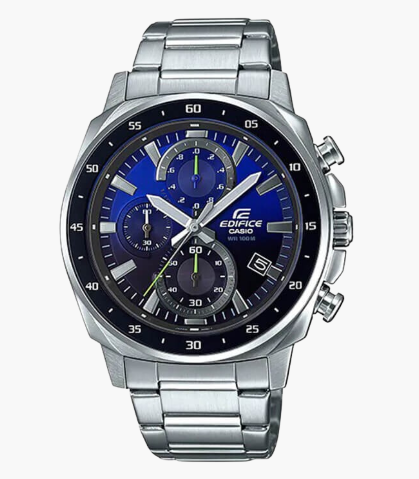 Montre Homme Casio Edifice - EFV-600D-2AVUDF - Bracelet en acier inoxydable - Chronographe - Affichage analogique - Résistant à l'eau