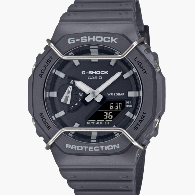 Montre Homme Casio G-shock - GA-2100PTS-8ADR - Bracelet noir en résine - Cadran Analogique - Numérique - Résistant à l'eau