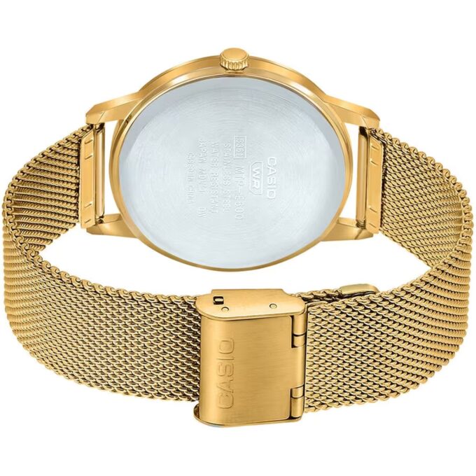 Montre Homme Casio - MTP-B135MG-7AVDF - Bracelet en Acier inoxydable Or - Affichage analogique - Résistant à l'eau