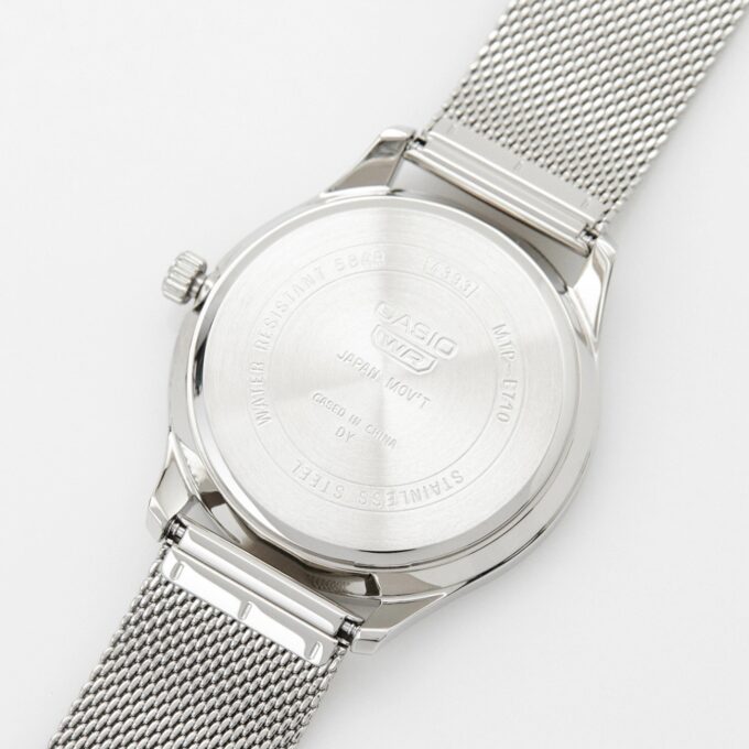 Montre Homme Casio - MTP-E710M-8AVDF - Bracelet en acier inoxydable - Affichage analogique - Résistant à l'eau