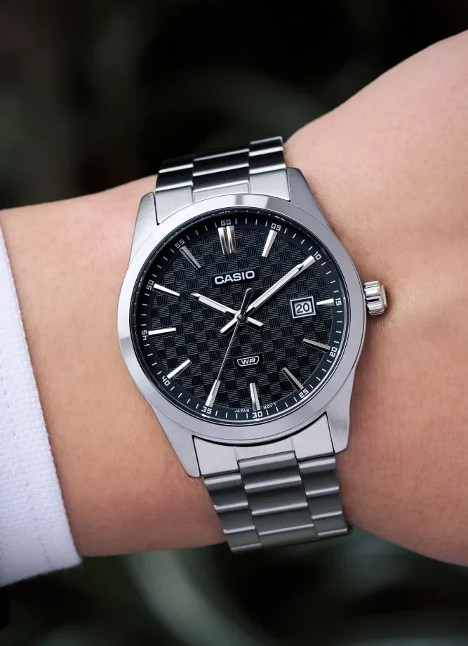 aiwatch_MTP-VD03D-1AUDF - Montre Homme Casio - MTP-VD03D-1AUDF - Bracelet en Acier inoxydable - Affichage analogique - Résistant à l'eau