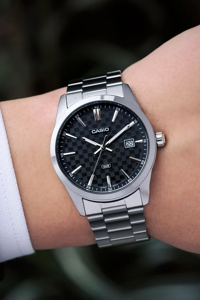 aiwatch_MTP-VD03D-1AUDF - Montre Homme Casio - MTP-VD03D-1AUDF - Bracelet en Acier inoxydable - Affichage analogique - Résistant à l'eau