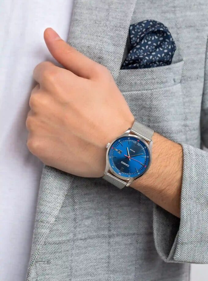 aiwatch_MTP-E710M-2AVDF - Montre Homme Casio - MTP-E710M-2AVDF - Bracelet en acier inoxydable - Affichage analogique - Résistant à l'eau