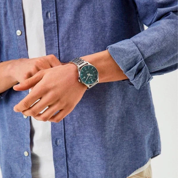 aiwatch_MTP-E705D-3EVDF - Montre Homme Casio - MTP-E705D-3EVDF - Bracelet en Acier Inoxydable - Affichage analogique - Résistant à l'eau