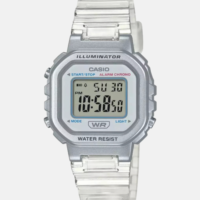 Montre Jeunesse Casio - LA-20WHS-7ADF - Bracelet en Résine - Affichage numérique - Résistant à l'eau