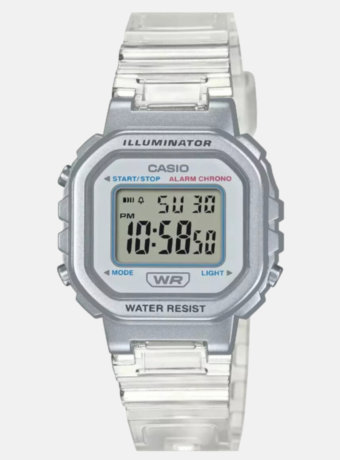 Montre Jeunesse Casio - LA-20WHS-7ADF - Bracelet en Résine - Affichage numérique - Résistant à l'eau