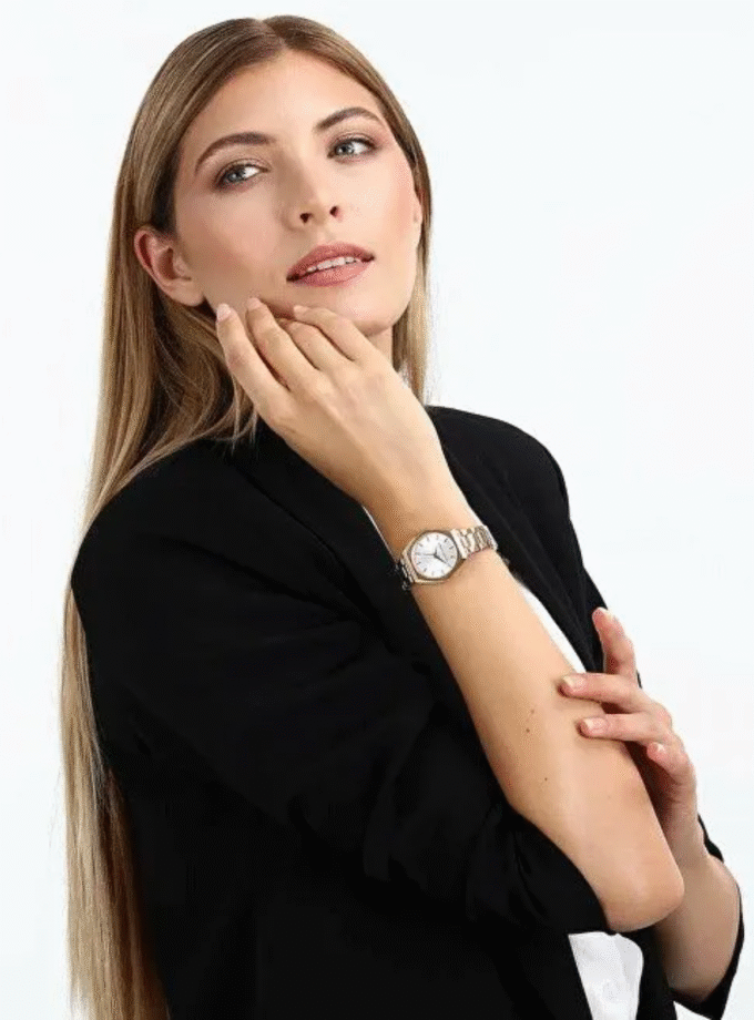 Montre Femme Trussardi - R2453157503 - Bracelet en Acier inoxydable doré - Affichage analogique - Résistant à l'eau