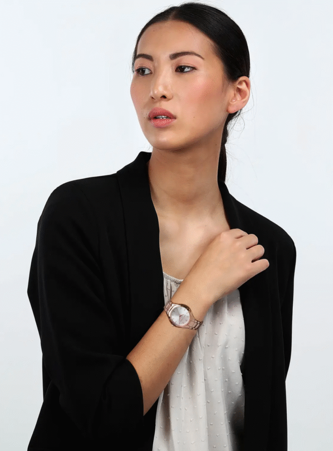 Montre Femme Trussardi - R2453157503 - Bracelet en Acier inoxydable doré - Affichage analogique - Résistant à l'eau