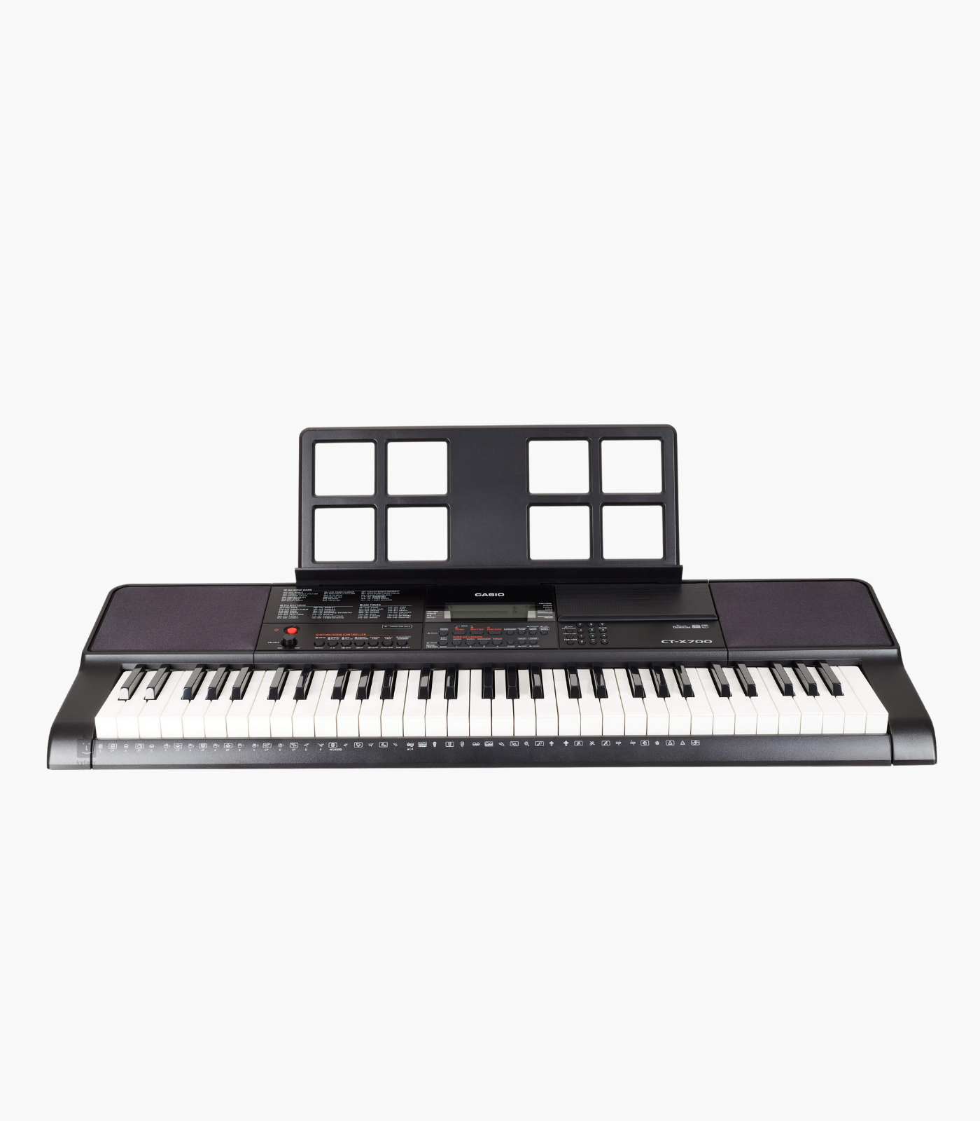 Casio CT-X700 avec 61 Touches à Frappe Dynamique, 600 sons & 195 Rythmes d'accompagnement, Noir