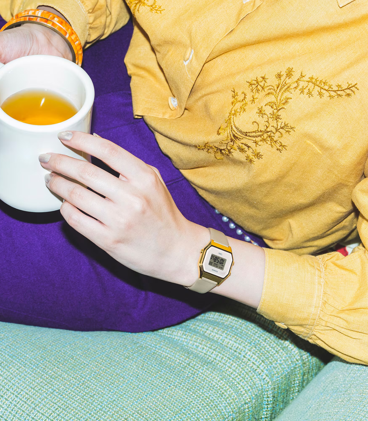 Montre Femme Casio - LA680WEGL-5DF - Bracelet en Résine - Affichage numérique - Résistant à l'eau – Image 2